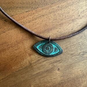 Artisan Eye Pendant Necklace